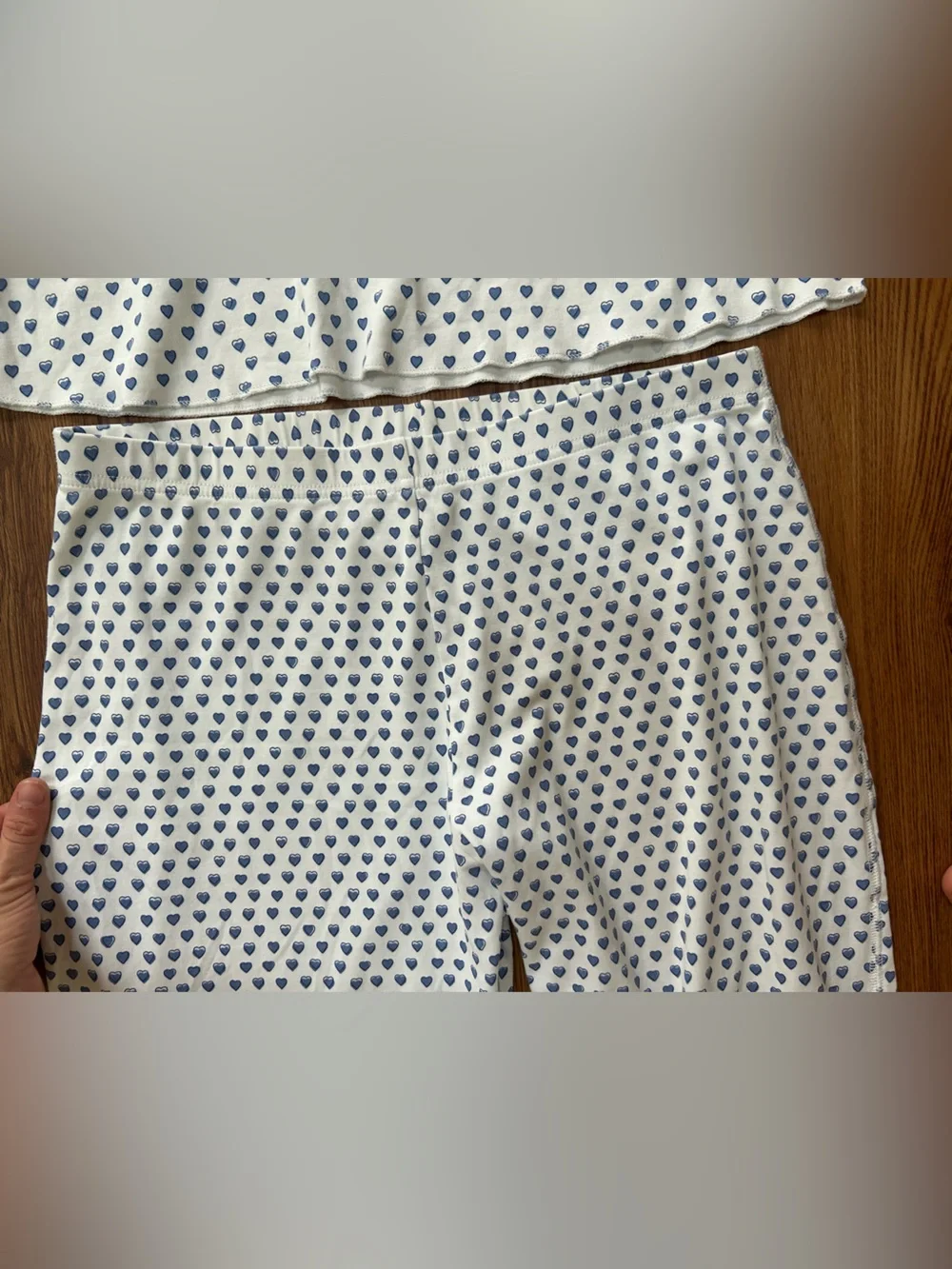 Roller Rabbit Blue Heart Pajama Set Like New!
